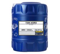 MANNOL 7206 Agro 2-Takt-Motoröl mineralisch, API TC, JASO FB, 20L | Aschefreies Additiv für Gartengeräte und Agrartechnik, schützt vor Ablagerungen, passend für Husqvarna 2-Takt-Motoren