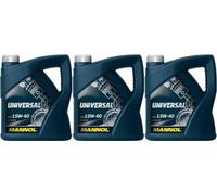 MANNOL 7405 UNIVERSAL SAE 15W-40 3x 4l = 12 Liter