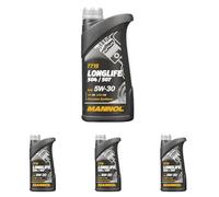 MANNOL 7715 Longlife 504/507 5W-30 1 L (Packung mit 4)