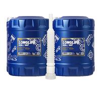 MANNOL 7715 LONGLIFE 5W-30 Motoröl Freigabe 504/507 Motoröl, 2 x 10 Liter