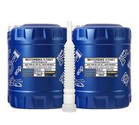 MANNOL 7830 Motorbike 4-Takt HD 20W-50 Motoröl, 2 x 10 Liter