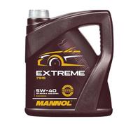 MANNOL 7915 Extreme Motoröl 5W-40 synthetisch für Benzin und Diesel, 4L | Esterhaltig, erfüllt ACEA A3/B4, MB 229.5, API SP, VW 502 00, Verschleißschutz auch für Motorräder mit Nasskupplung