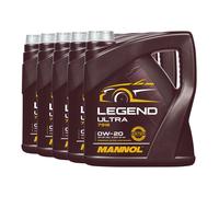 MANNOL 7918 Legend Ultra SAE 0W20, API SP RC, 5x4 Liter