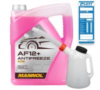 Mannol MN4012-5 Antifreeze 5L Kühlerfrostschutz G12+ Kühlmittel AF12+ bis - 40°C MN4012-5