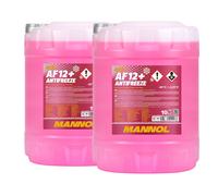 10 (1x10) Liter MANNOL Antifreeze AF12+ Kühlerfrostschutz Fertiggemisch rot (...