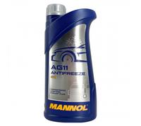 5 (5x1) Liter MANNOL Longterm Antifreeze AG11 Kühlerfrostschutz Konzentrat blau