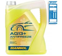 20 (4x5) Liter MANNOL Antifreeze AG13+ Advanced Frostschutz Fertiggemisch (-40°C)