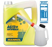Mannol Antifreeze Kühlmittel Kühlerfrostschutz gelb AG13+ bis -40°C 5L MN4014-5 MN4014-5