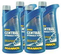 Mannol Central Hydraulic Fluid Hydrauliköl Servolenkungsöl : 4 x 1 Liter