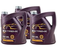 Mannol Extreme 5W-40 3x4 Liter - MN7915 - Motoröl - 12L