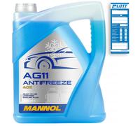 60 (12x5) Liter MANNOL Longterm Antifreeze AG11 -40°C Kühlerfrostschutz Ferti...
