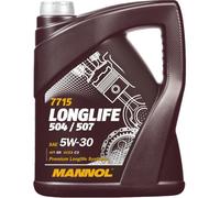 60 (12x5) Liter MANNOL 7715 Longlife 504/507 SAE 5W-30