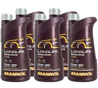Mannol Longlife 508/509 0W-20 : 5 x 1 Liter
