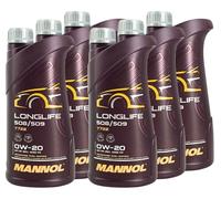 Mannol Longlife 508/509 0W-20 : 6 x 1 Liter