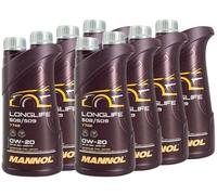 Mannol Longlife 508/509 0W-20 : 8 x 1 Liter