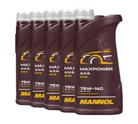 Mannol Getriebeöl MANNOL Maxpower 4x4 75W-140 API GL 5 LS 1 Liter (5,95 € pro 1 l)