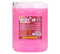 10 (1x10) Liter MANNOL Antifreeze AF12+ Kühlerfrostschutz Fertiggemisch rot (...