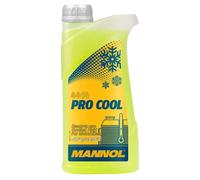 1 Liter MANNOL Pro Cool Kühlflüssigkeit gelb Kühlerschutz Motorrad Roller Quad