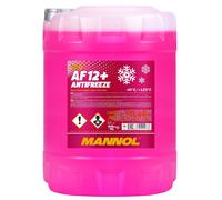 10 (1x10) Liter MANNOL Antifreeze AF12+ Kühlerfrostschutz Fertiggemisch rot (...