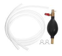 Manueller Benzin Absaugpumpe 10mm aus Silikagel Schwarz