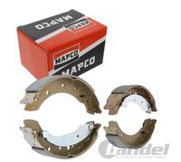 MAPCO BREMSBACKEN SATZ MIT HEBEL HINTERACHSE passend für PEUGEOT 206 206+ | 8324