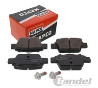 MAPCO BREMSBELÄGE SATZ HINTEN passend für ALFA ROMEO MITO FIAT BRAVO MULTIPLA ST
