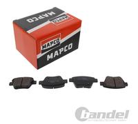 MAPCO BREMSBELÄGE SATZ HINTEN passend für AUDI A1 A3 SEAT ALTEA LEON SKODA OCTAV