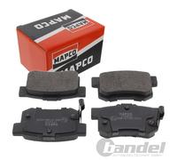MAPCO BREMSBELÄGE SATZ HINTEN passend für FIAT SEDICI HONDA ACCORD CIVIC INSIGHT