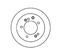 MAPCO Bremsscheibe Hinterachse 15578
