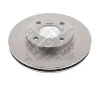 MAPCO Bremsscheibe 15826 Vorderachse belüftet 258mm 22mm für Ford MAZDA