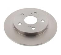 MAPCO Bremsscheibe 25225 Hinterachse voll 259mm 9mm für TOYOTA