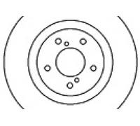 MAPCO Bremsscheibe 25584 Vorderachse belüftet 294mm 24mm für Subaru