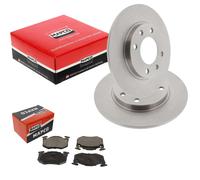 Mapco Bremsscheiben 247mm + Beläge Hinten Passend Für Peugeot 206 306 + Saxo Zx Bremsscheibe: A.b.s.: 16876 Abakus: 23104040 Abakus: 231040402 Aisi