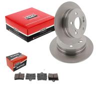 Mapco Bremsscheiben 258mm + Beläge Hinten Passend Für Mercedes C-klasse W202 Bremsbelagsatz Scheibenbremse: Abakus: 23102262 Ap Xenergy: X40669 Ash
