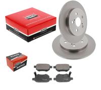 MAPCO BREMSSCHEIBEN 259mm + BELÄGE HINTEN passend für TOYOTA PRIUS 3 + LEXUS CT