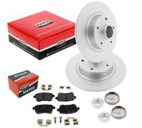 Mapco Bremsscheiben 274mm + Beläge Hinten Passend Für Renault Scenic 3 Iii Bremsscheibe: A.b.s.: 18160c Abakus: 23104039 Abakus: 231040392 Ashika: