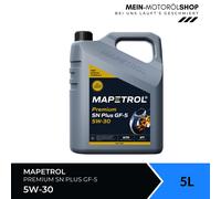 Mapetrol SN Plus GF-5 5W-30 Suzuki Mazda Lexus Honda GM dexos1 Ford Fiat 5 Liter