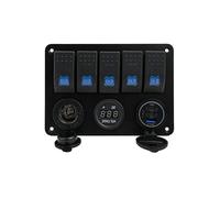Marine Schalttafel mit 3 USB-Anschlüssen für PKW für LKW Anhänger und Boote