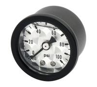 Marshall Öldruckmesser Öldruckanzeige TurnedFace schwarz 100PSI f. Harley-Davids