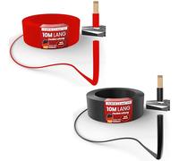 MAS Premium FLRY-B 1,5 oder 2,5 mm² Fahrzeugaderleitung 5-100m KFZ Kabel Einsatz in elektrischen Anlagen von Fahrzeugen 2st. Set (Rot + Schwarz) (FLRY-B 2,5 mm², 10m)