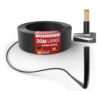 MAS Premium FLRY-B 2,5 mm² Fahrzeugaderleitung 5-100m KFZ Kabel Einsatz in elektrischen Anlagen von Fahrzeugen Schwarz Rot oder 2st. Set (Rot + Schwarz) (Schwarz, 20m)