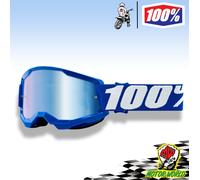 Maske 100% Strata 2 Baby Blue - Objektiv A Spiegel Blau