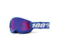 Maske 100% Strata 2 Junior Blue - Objektiv A Spiegel Rot/Blau