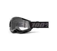 Maske 100% Strata 2 Junior Schwarz - Klare Linse