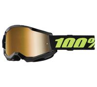 100percent Strata 2 Brille Mirror True Gold Lens/CAT3 Solar Eclipse