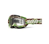 Maske 100% STRATA 2 WAR CAMO - Klare Linse