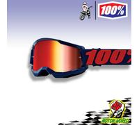 MASKE MASKE 100% STRATA 2 MASEGO VERSPIEGELT OFFROAD MOTO CROSS ENDURO