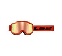 LS2 Charger Iridium Lens Goggles, MX/Motocross/Ski/Snow, Orange