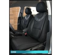 BREMER SITZBEZÜGE Maß Auto Schonbezüge kompatibel mit Citroen Grand / C4 Spacetourer Fahrer & Beifahrer Set ab 2016 / Auto Sitzbezüge Schonbezug Set Autositzbezüge 2er Pack in Schwarz (G102)