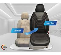 Maß Schonbezüge Sitzbezüge für Mercedes E Klasse W211 S211 ab 2002-2009 PS803